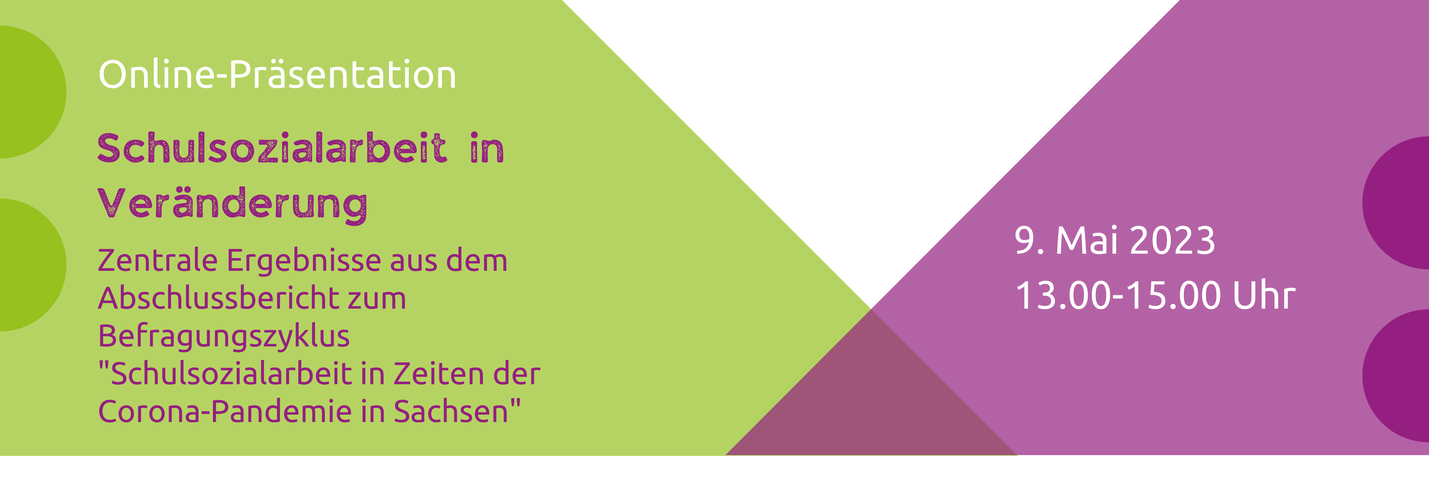 Titelbild der Veranstaltung Online-Präsentation: Schulsozialarbeit in Veränderung