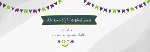 Titelbild der Veranstaltung SOjA-Frühjahrskonvent - 25 Jahre LAG SOjA