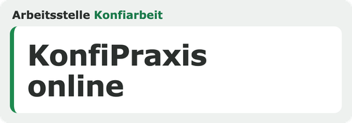 Titelbild der Veranstaltung KonfiPraxis online