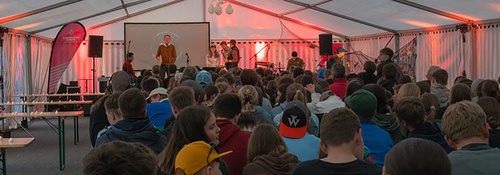 Titelbild der Veranstaltung Landeskonficamp 2025 im KiEZ Waldpark Grünheide