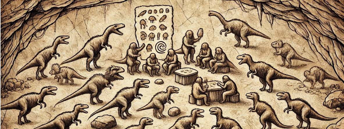 Quelle: Landesjugendpfarramt Titelbild der Veranstaltung Dinokratie-Tour