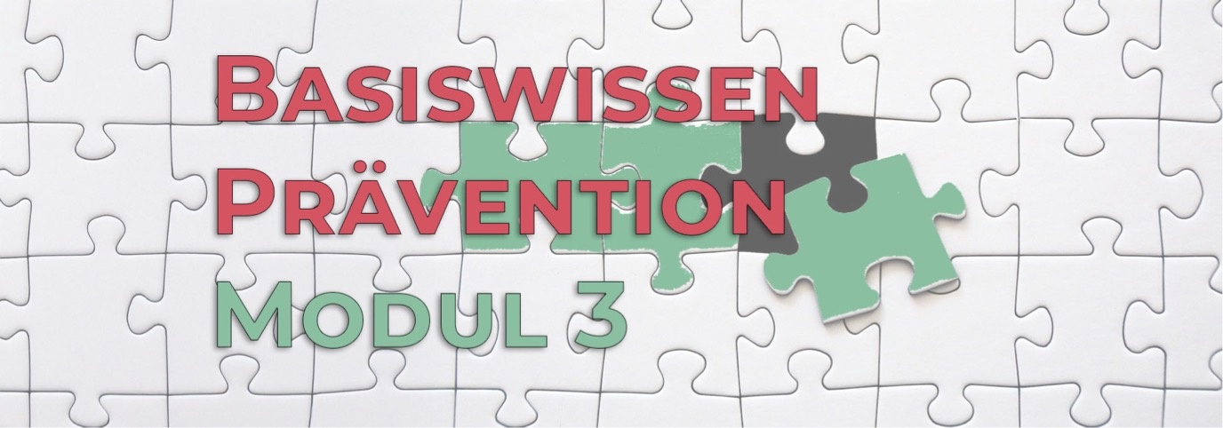 Titelbild der Veranstaltung Basiswissen Prävention - Modul 3